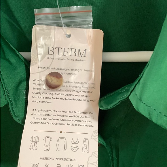 BTFBM Green Maxi Dress - Picture 6 of 6